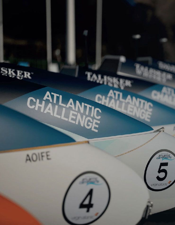 the boat for our atlantic rowing challenge